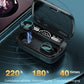 TWS Wireless Bluetooth Earbuds with LED Digital Display | 220H Battery Backup | Touch Control Waterproof Earphones with Charging Case