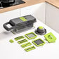 Vegetable chopper with all blades and container